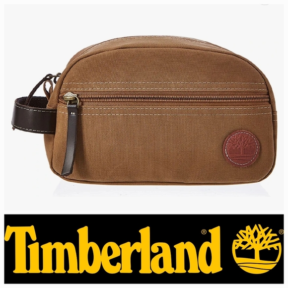 Timberland Bags Timberland Mens Kaki Toiletry Travel Kit Bag Poshmark